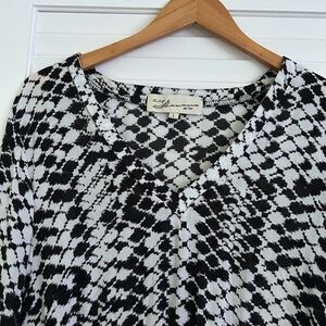 Havana Monochrome Patterned Top